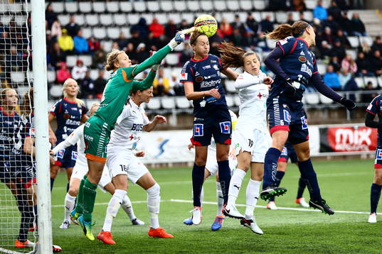 Linköpings målvakt Cajsa Andersson
