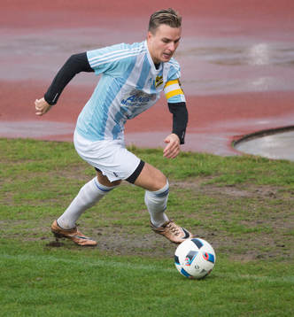 9 IFK Hässleholms Danny Gunnarsson i matchen i division 2