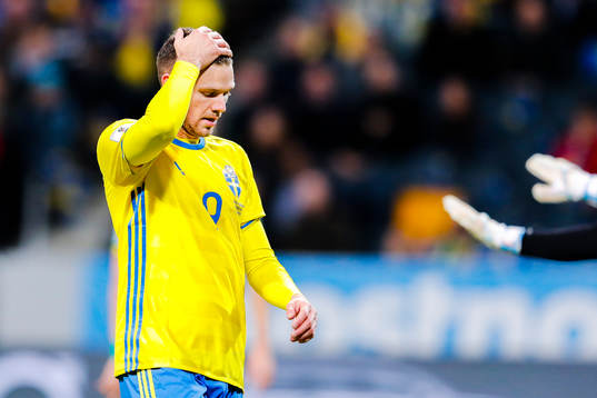Sveriges Marcus Berg deppar