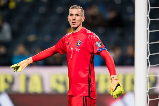 Sveriges målvakt Robin Olsen
