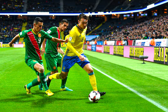 Bulgariens Georgi Kostadinov och Ivaylo Chochev jagar