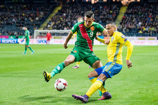 Sveriges Martin Olsson och Bulgariens Georgi Kostadinov