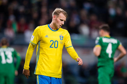 Sveriges Ola Toivonen deppar