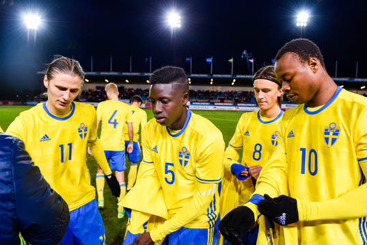 Sveriges Pa Konate , Carlos Strandberg , Pawel Cibicki och
