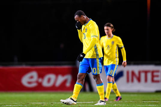 Sveriges Carlos Strandberg deppar