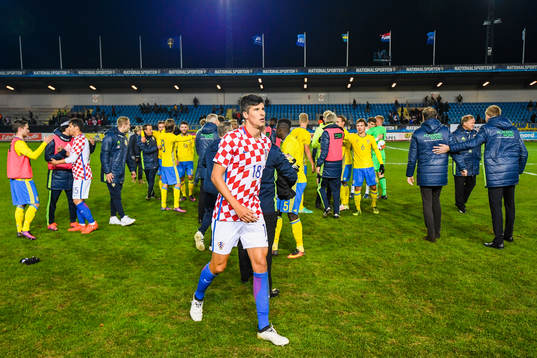 Kroatiens Stipe Perica deppar