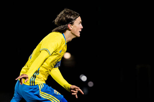 Sveriges Kristoffer Olsson jublar