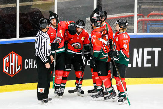 Frölundas Robin Figren jublar