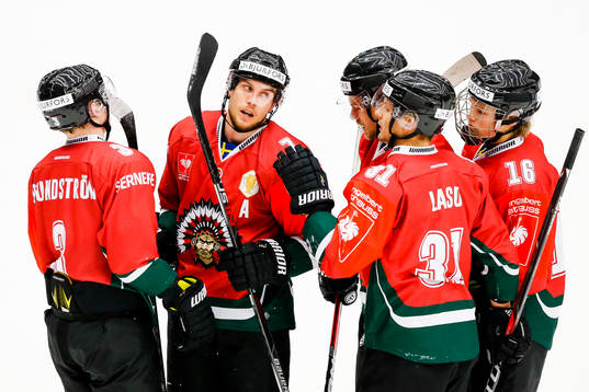 Frölundas Henrik Tömmernes jublar