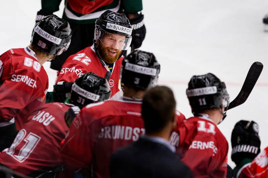 Frölundas Robin Figren jublar