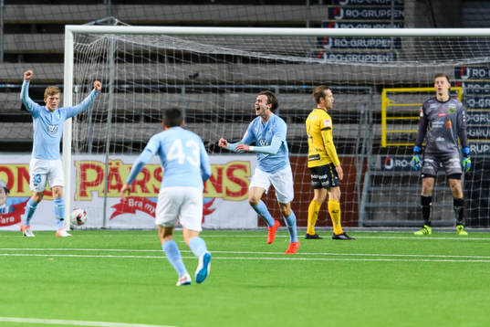 Malmö FFs Felix Olsson Lundgren jublar