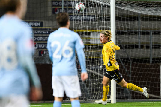 Elfsborgs Viktor Götesson jublar