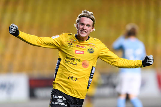 Elfsborgs Viktor Götesson jublar