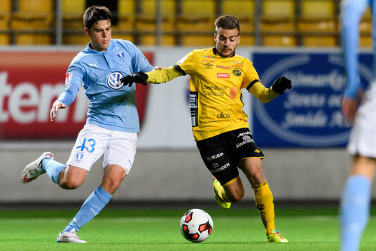 Elfsborgs Oscar Iglicar Berntsson och Malmö FFs Samuel