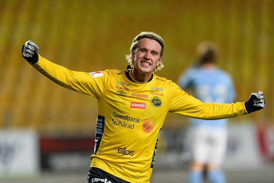 Elfsborgs Viktor Götesson jublar