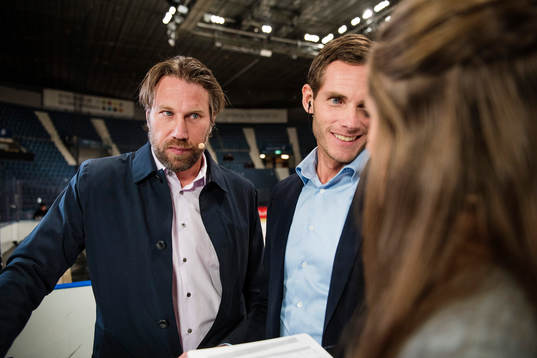 Eurosports Peter Forsberg, Daniel Rudslätt och Isabel