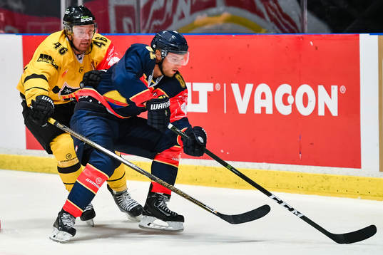 Djurgårdens Calle Ridderwall och KalPas Jussi Timonen
