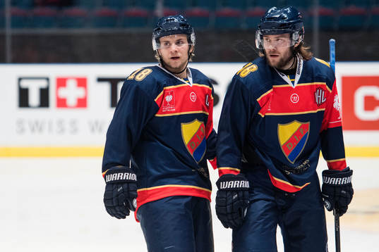 Djurgårdens Juuso Ikonen och Mikko Kousa