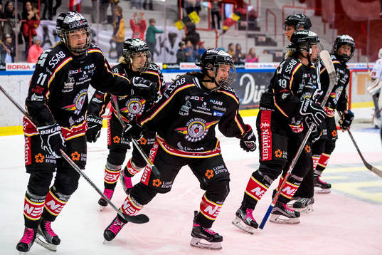 Luleåspelarna jublar