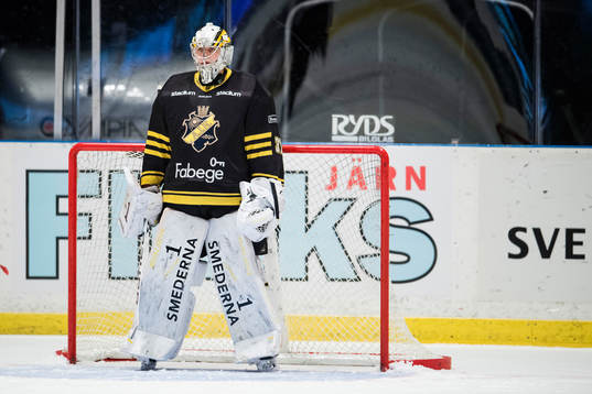 s målvakt Linus Lundin deppar