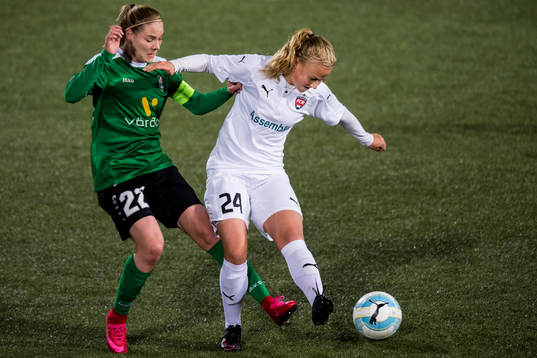 Breidabliks Rakel Hönnudottir och Rosengårds Ebba Wieder