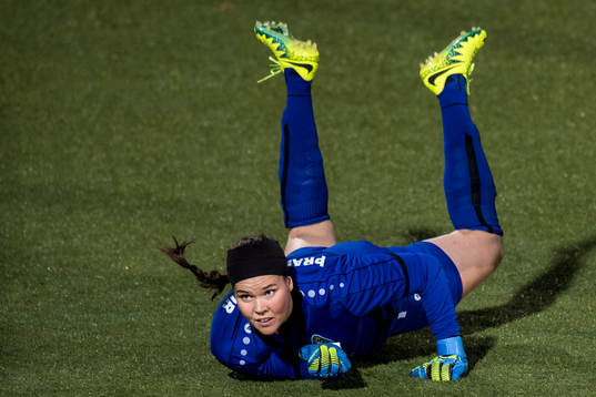 Breidabliks målvakt Sonny Lara Prainsdottir