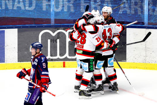 Malmö Redhawks Rhett Rakhshani jublar