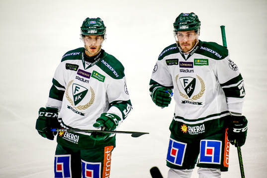 Färjestads Björn Svensson och John Persson