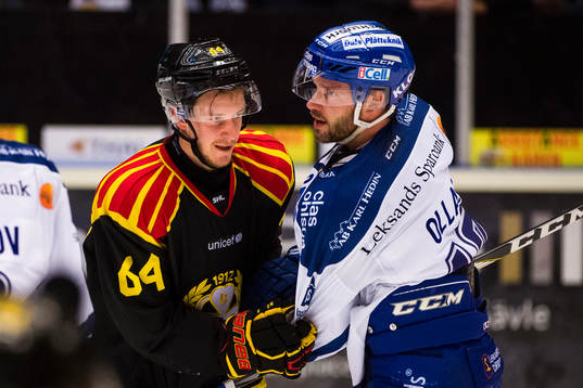 Brynäs Jonathan Pudas och Leksands Jesper Ollas