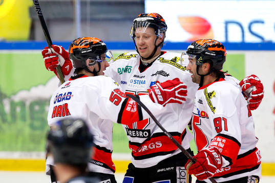 Örebros Michael Haga, Marcus Weinstock och Dominique