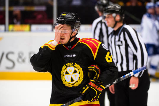 Brynäs Jonathan Pudas deppar