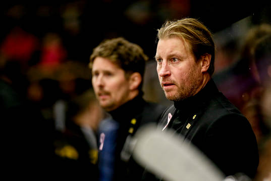 Skellefteås tränare Fredrik Öberg  deppar