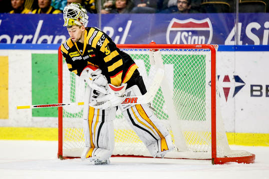 Skellefteås målvakt Joni Ortio deppar