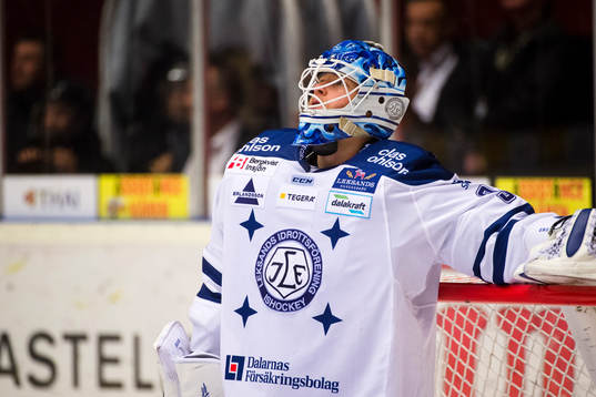 Leksands målvakt Atte Engren deppar