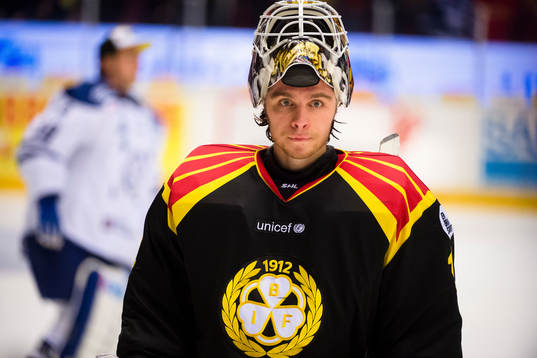 Brynäs målvakt Felix Sandström
