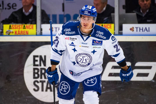 Leksands Tobias Forsberg jublar