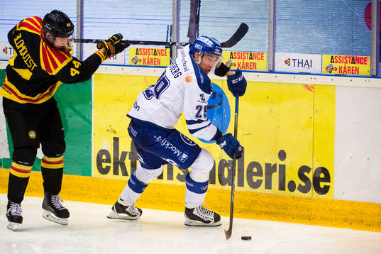 Brynäs Jacob Blomqvist och Leksands Tobias Forsberg