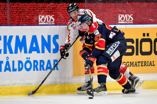 Djurgårdens Linus Johansson och Luleås Johan Forsberg