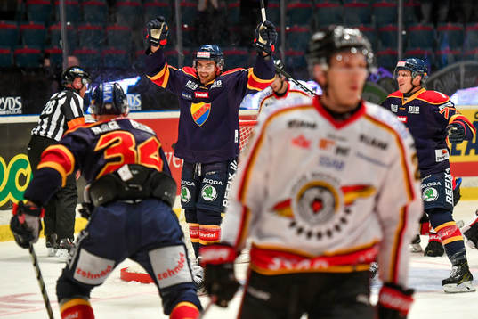 Djurgårdens Matt Anderson jublar