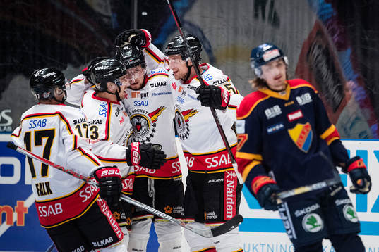 Luleås spelare jublar