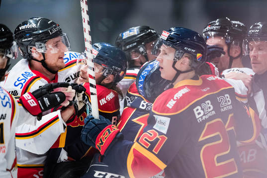 Djurgården och Luleås spelare i bråk