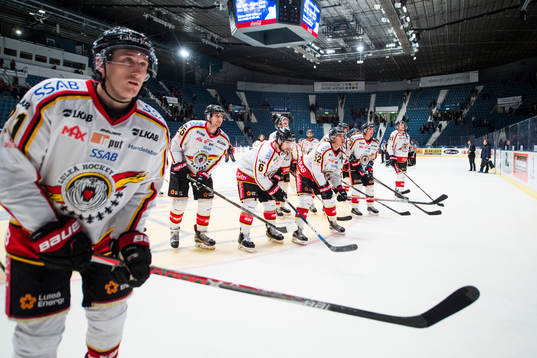 Luleås spelare jublar