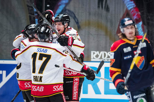 Luleås spelare jublar