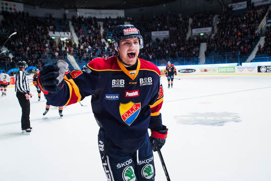 Djurgårdens Daniel Brodin jublar