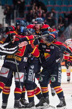 Djurgårdens Matt Anderson jublar