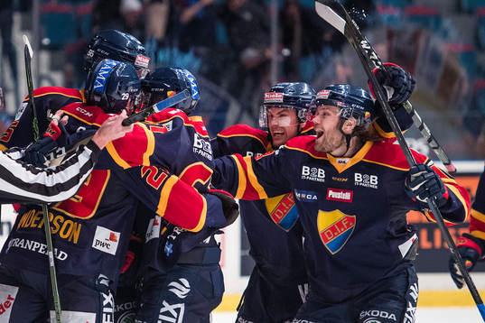 Djurgårdens Matt Anderson jublar