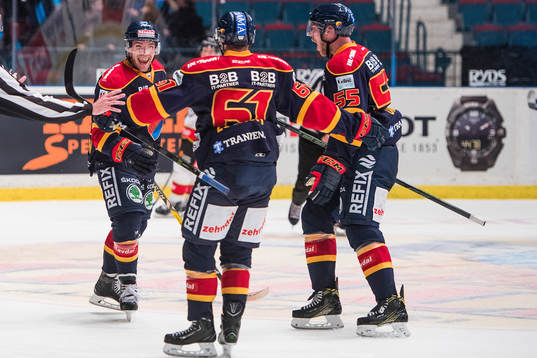 Djurgårdens Matt Anderson jublar