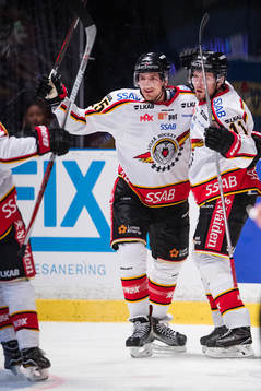 Luleås spelare jublar