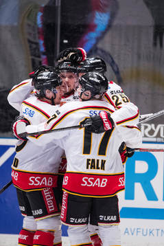 Luleås spelare jublar