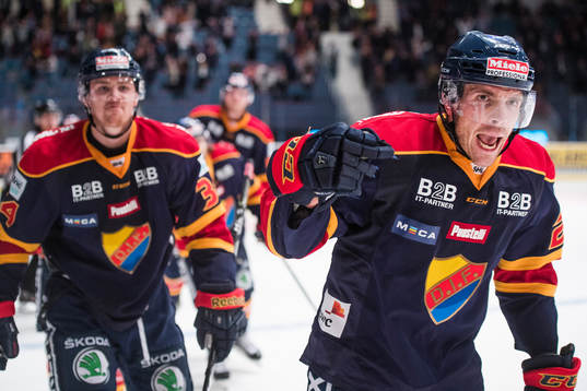 Djurgårdens Matt Anderson jublar